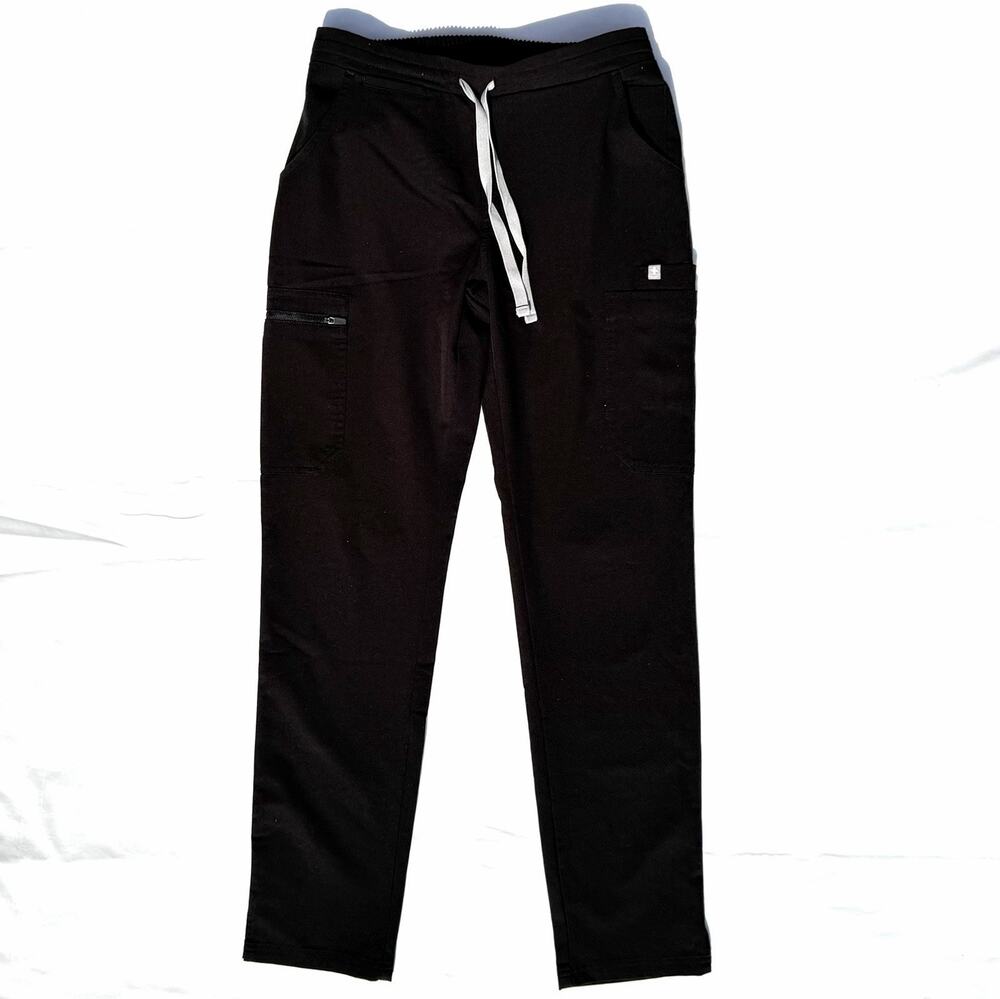 Figs Yola Skinny Scrub Pants Womens XS Black